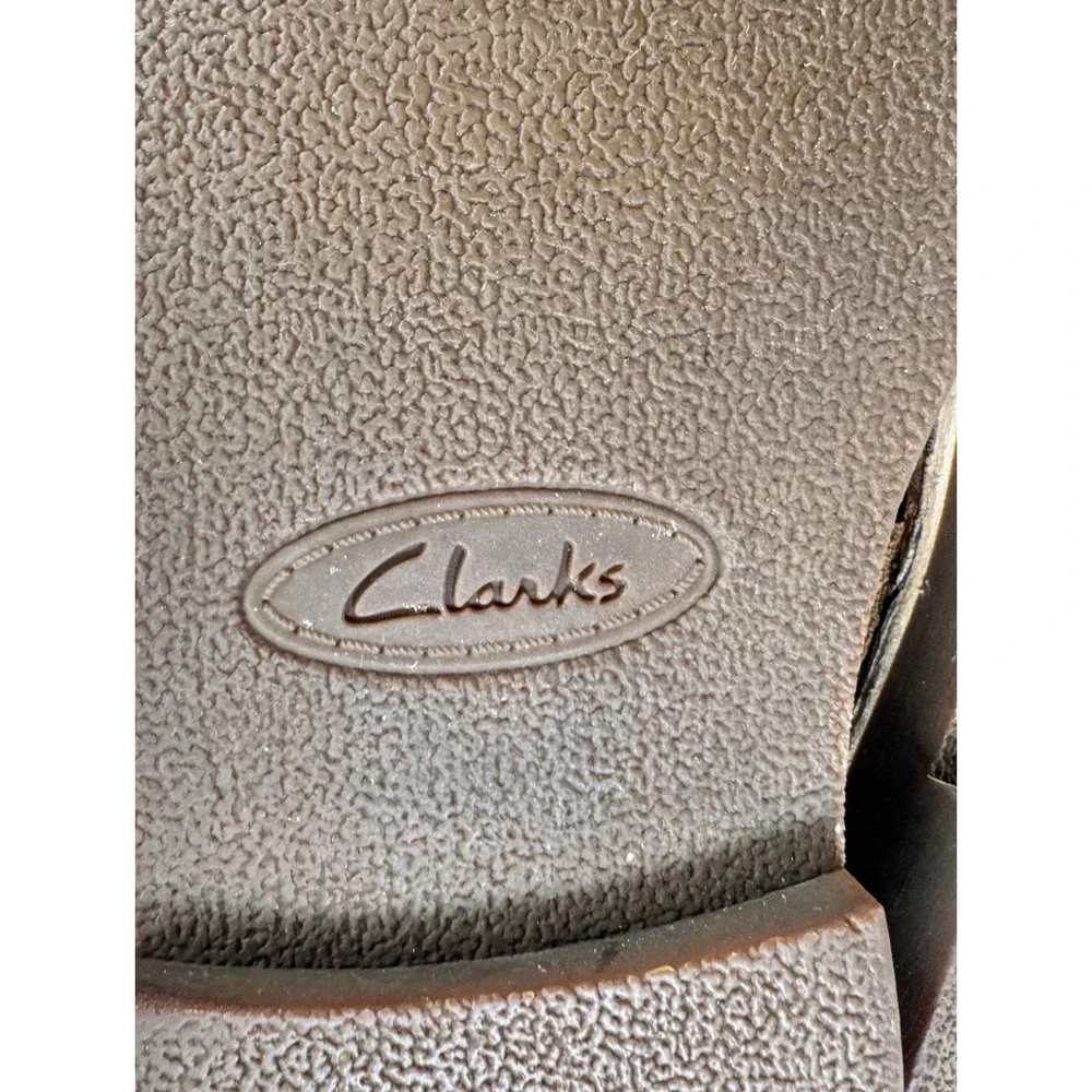 Clarks Desert Boot Mens 8 Dark Brown Leather Chukka Lace Up Ankle 15522 Heritage